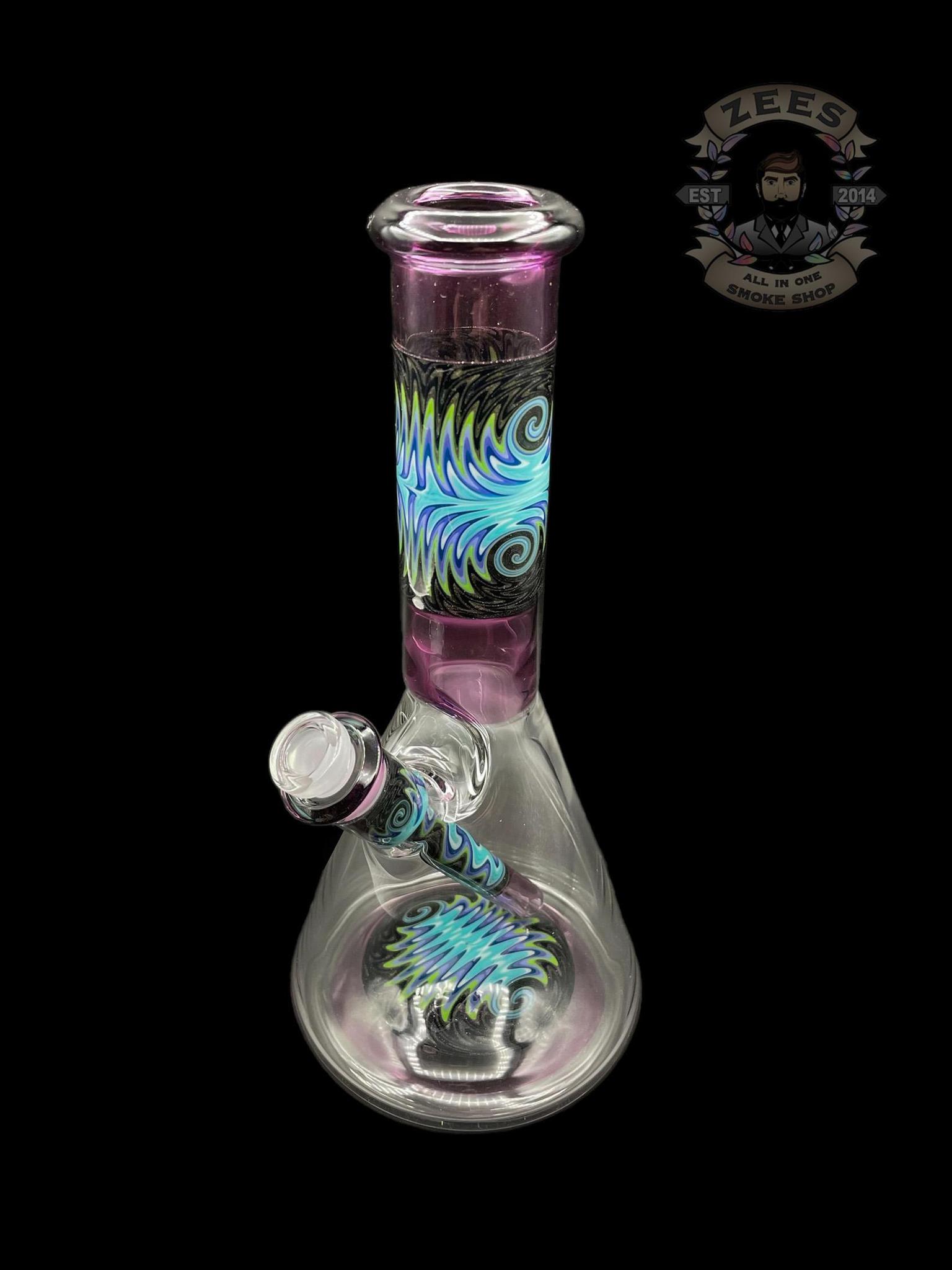 IAN S GLASS: PURPLE LOLLIPOP WIG WAG PULL TUBE #2 - Image 2