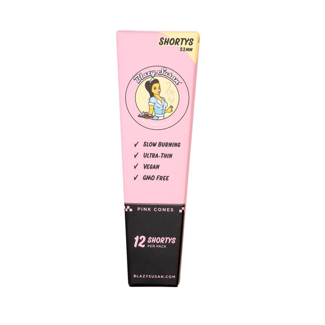 BLAZY SUSAN: SHORTY 12CT PINK PRE ROLLED CONES - Image 2