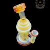 BRONX GLASS: RED AMBER SILVER FUMED ENCASED OPAL INCYCLER - Image 4