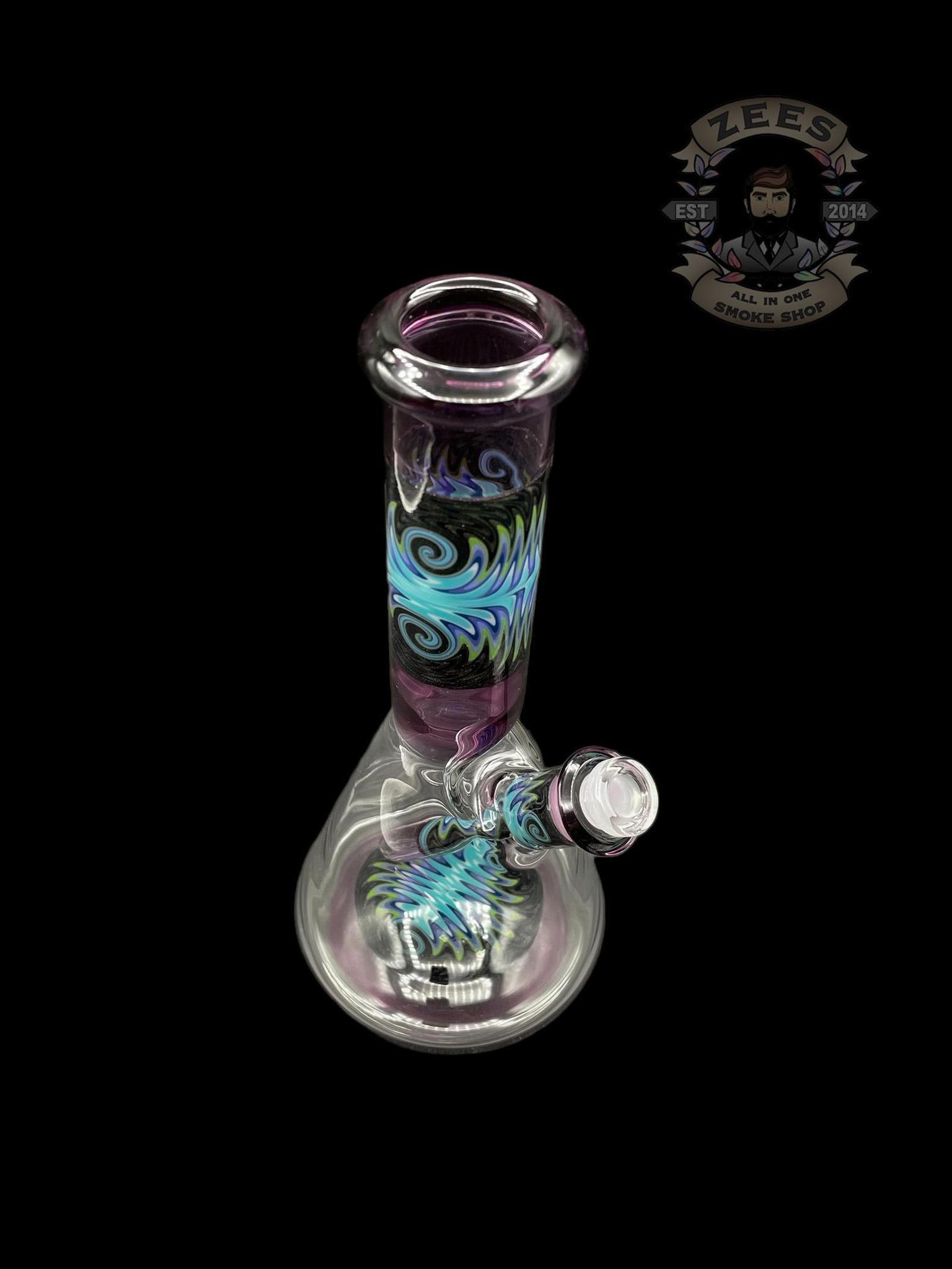 IAN S GLASS: PURPLE LOLLIPOP WIG WAG PULL TUBE #2 - Image 3