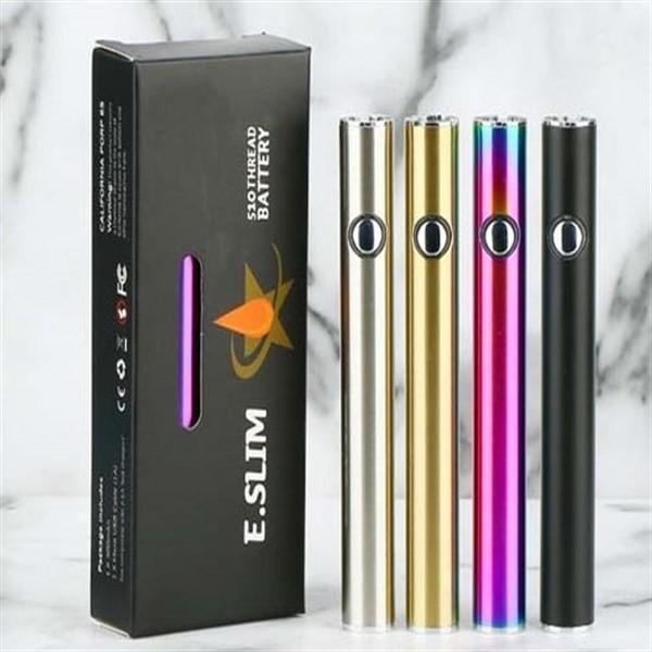 E.SLIM: SLIM BATTERY 380 MAH WITH USB CHARGER - Zee Vapor