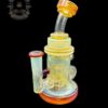 BRONX GLASS: RED AMBER SILVER FUMED ENCASED OPAL INCYCLER - Image 2