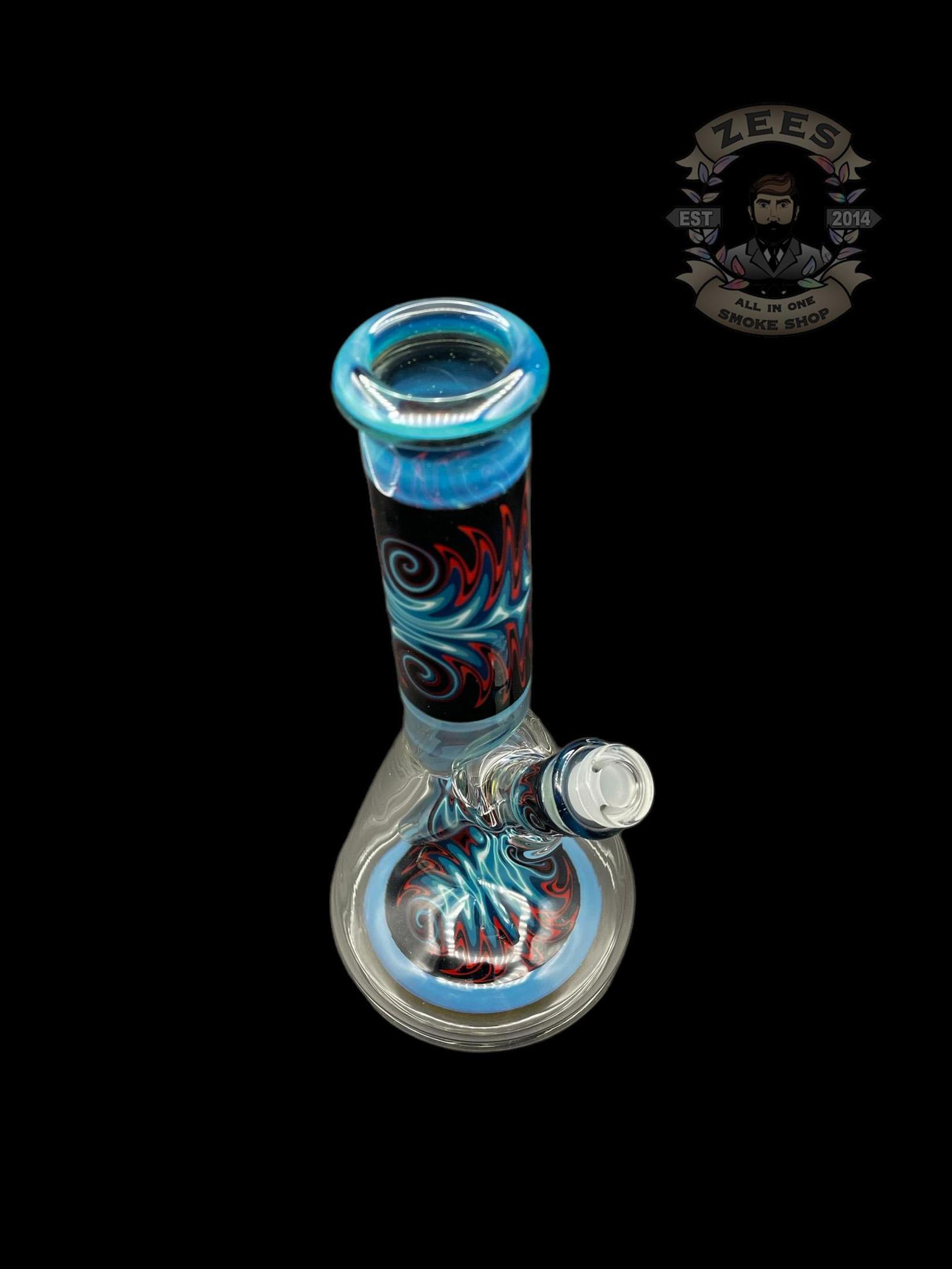 IAN S GLASS: GHOST BLUE WIG WAG PULL TUBE #3 - Image 3