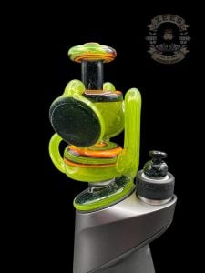 GREEN & ORANGE CRUSHED OPAL