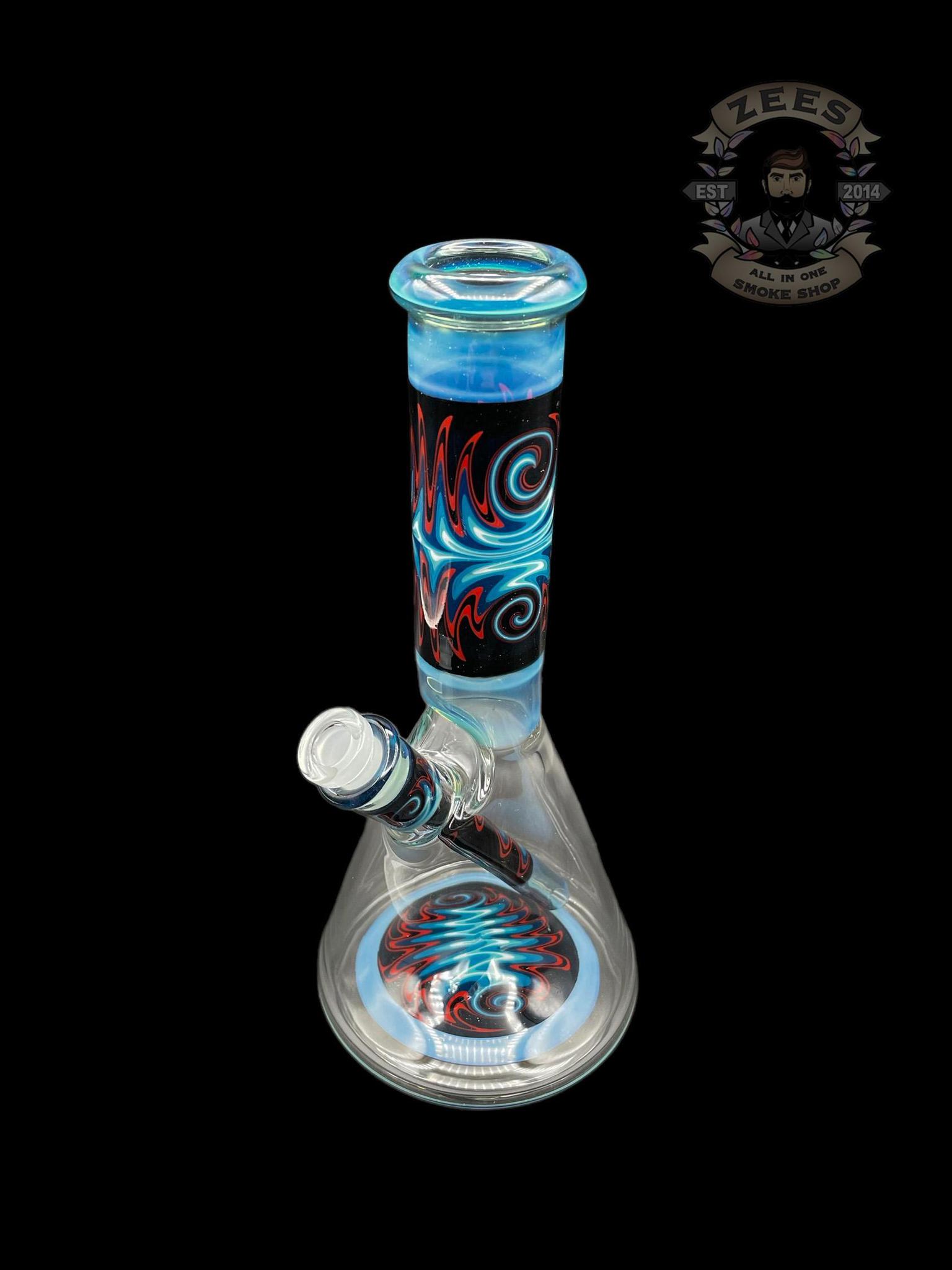 IAN S GLASS: GHOST BLUE WIG WAG PULL TUBE #3 - Image 2