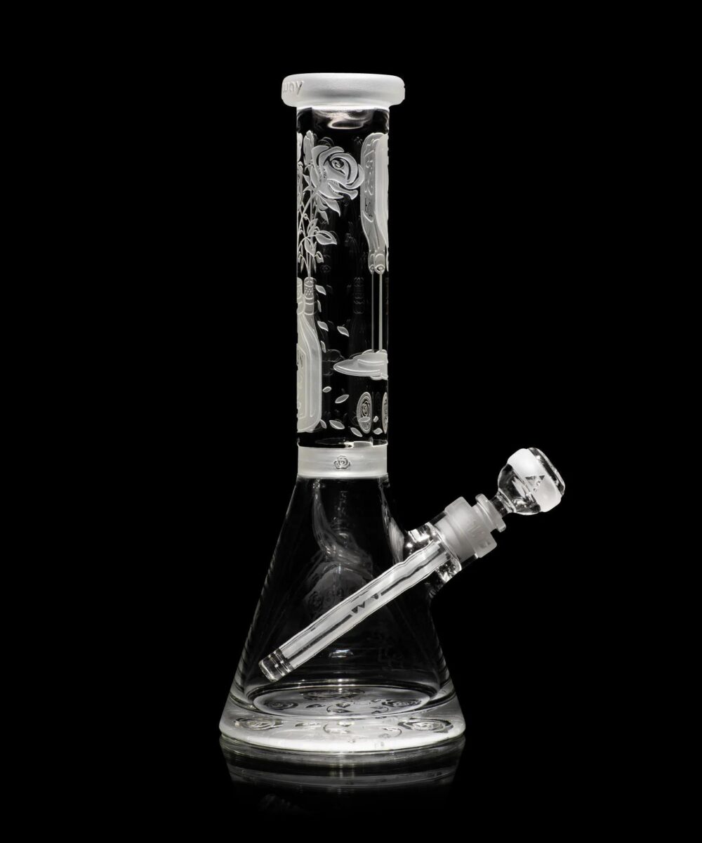 Alternative view of MILKY WAY GLASS: 15" POTION ROSE BEAKER (MK-1002)
