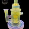 BRONX GLASS: PINK LILAC SILVER FUMED ENCASED OPAL INCYCLER - Image 3