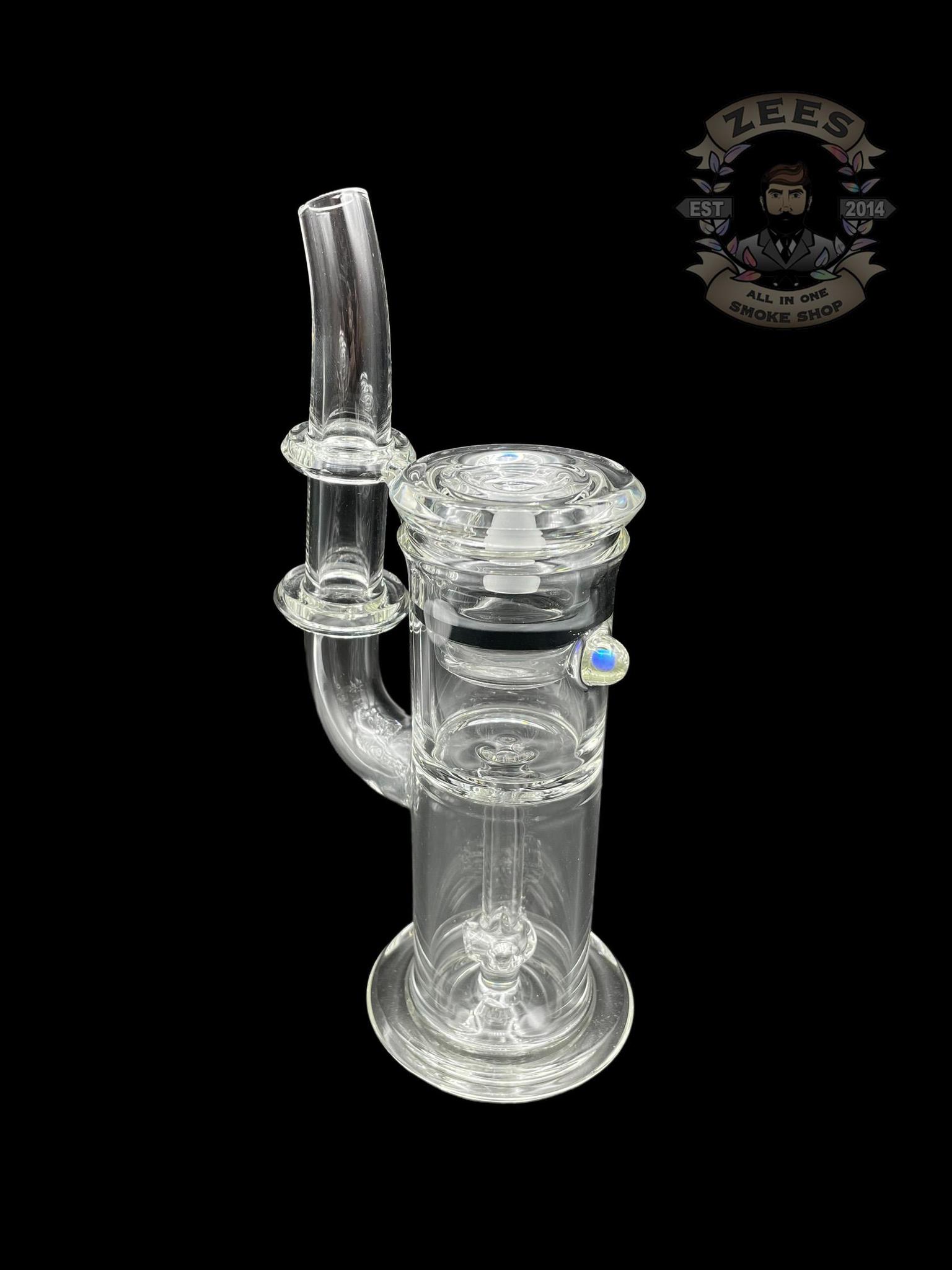PROFESSOR GLASS: CLEAR BUBBLER PUFFCO PROXY ATTACHMENT