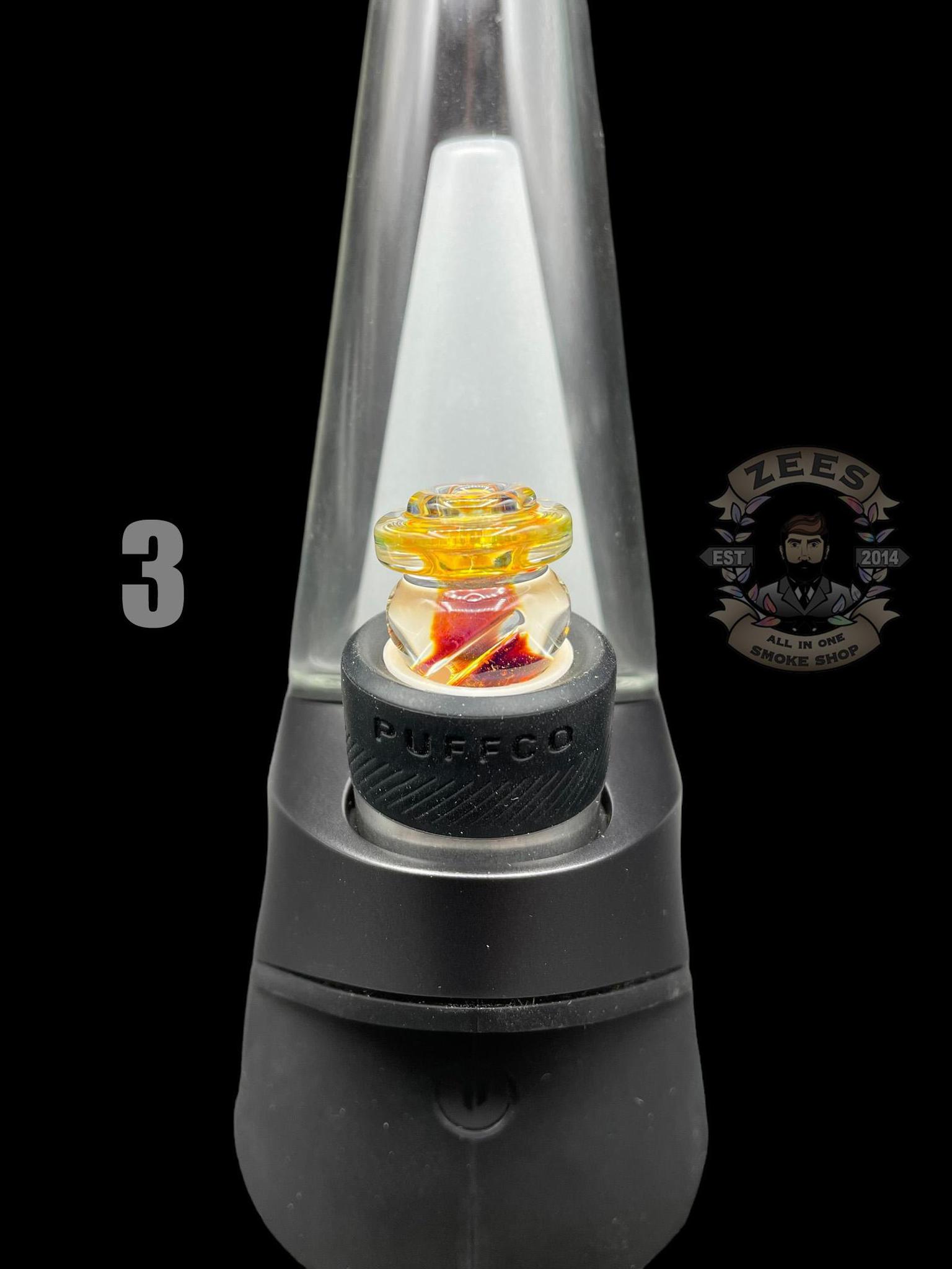DESCHUTES RIVER GLASS: PUFFCO PEAK MARBLE SPINNER CARB CAP - Image 5