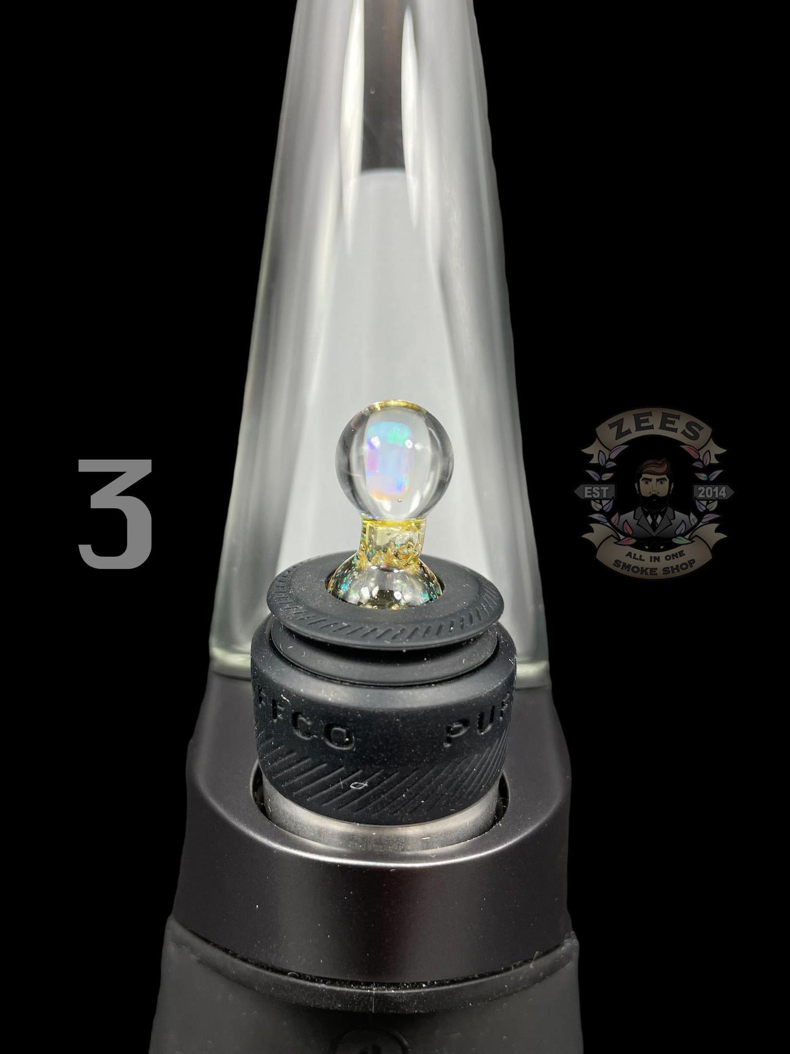 ORGANIK GLASS: CRUSHED OPAL PUFFCO PEAK PRO BALL CAP - Image 4