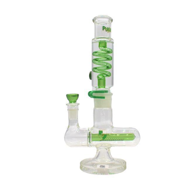 PHOENIX GLASS: 14" GLYCERIN FREEZABLE INLINE WATER PIPE