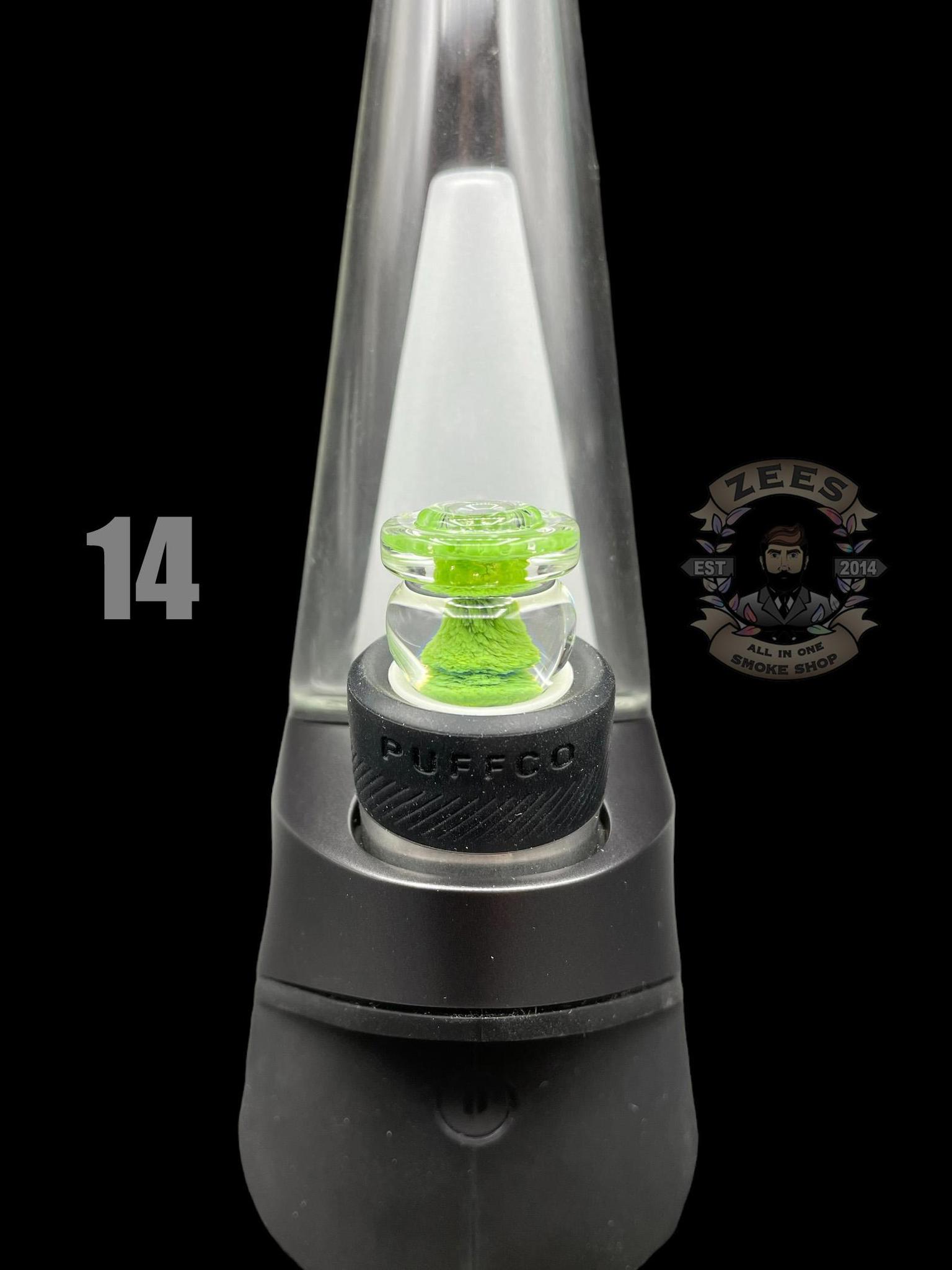 DESCHUTES RIVER GLASS: PUFFCO PEAK MARBLE SPINNER CARB CAP - Image 16