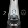 ORGANIK GLASS: CRUSHED OPAL PUFFCO PEAK PRO BALL CAP - Image 3