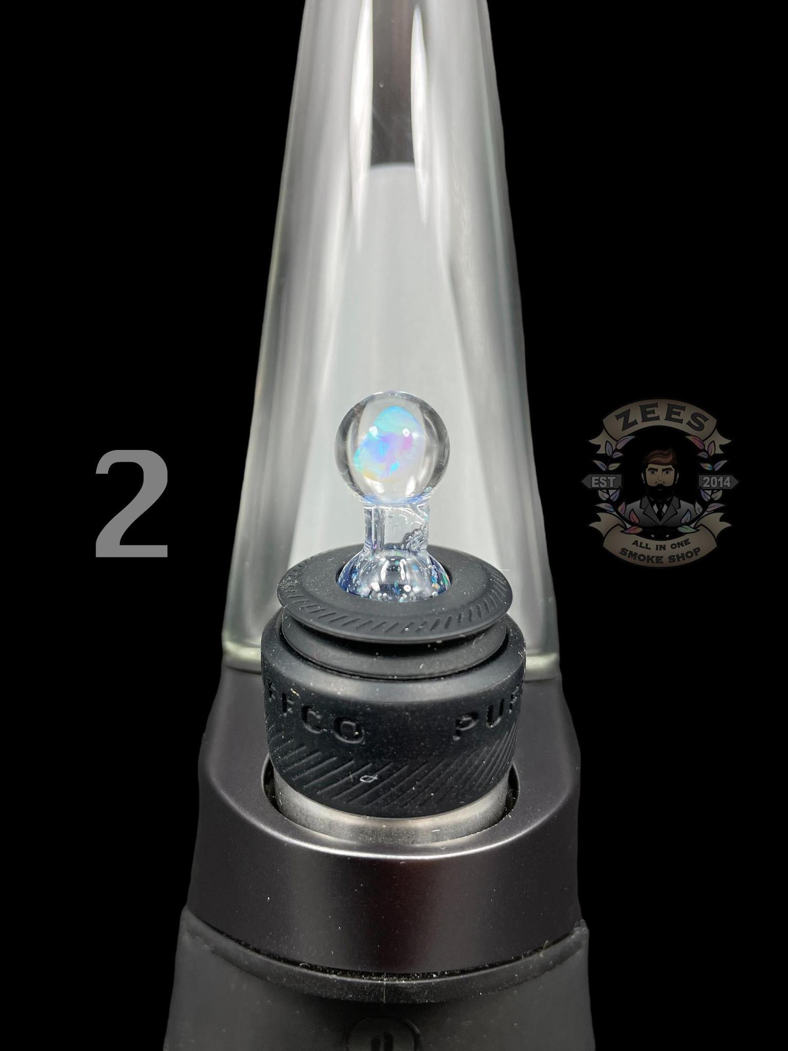 ORGANIK GLASS: CRUSHED OPAL PUFFCO PEAK PRO BALL CAP - Image 3