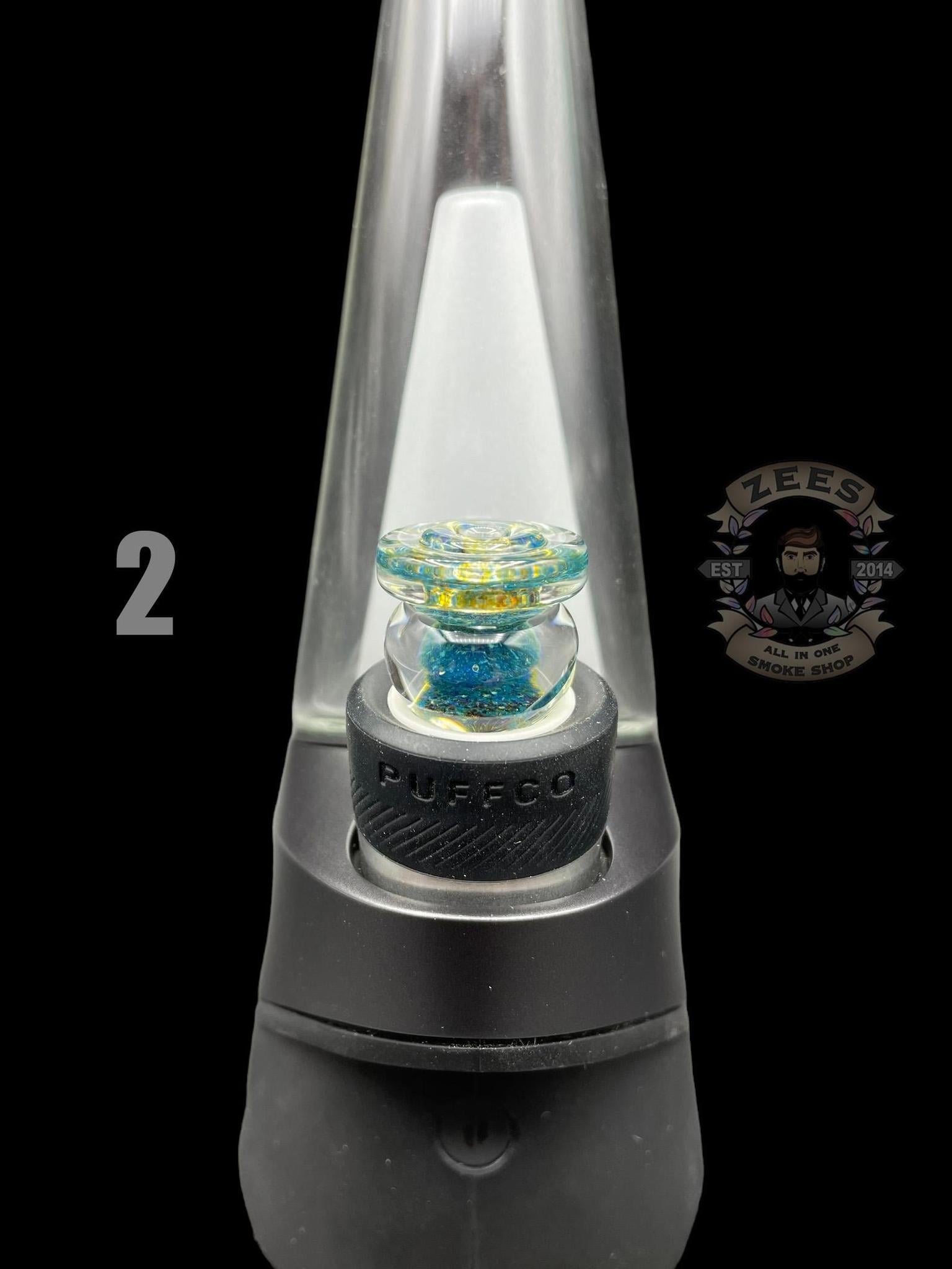 DESCHUTES RIVER GLASS: PUFFCO PEAK MARBLE SPINNER CARB CAP - Image 4