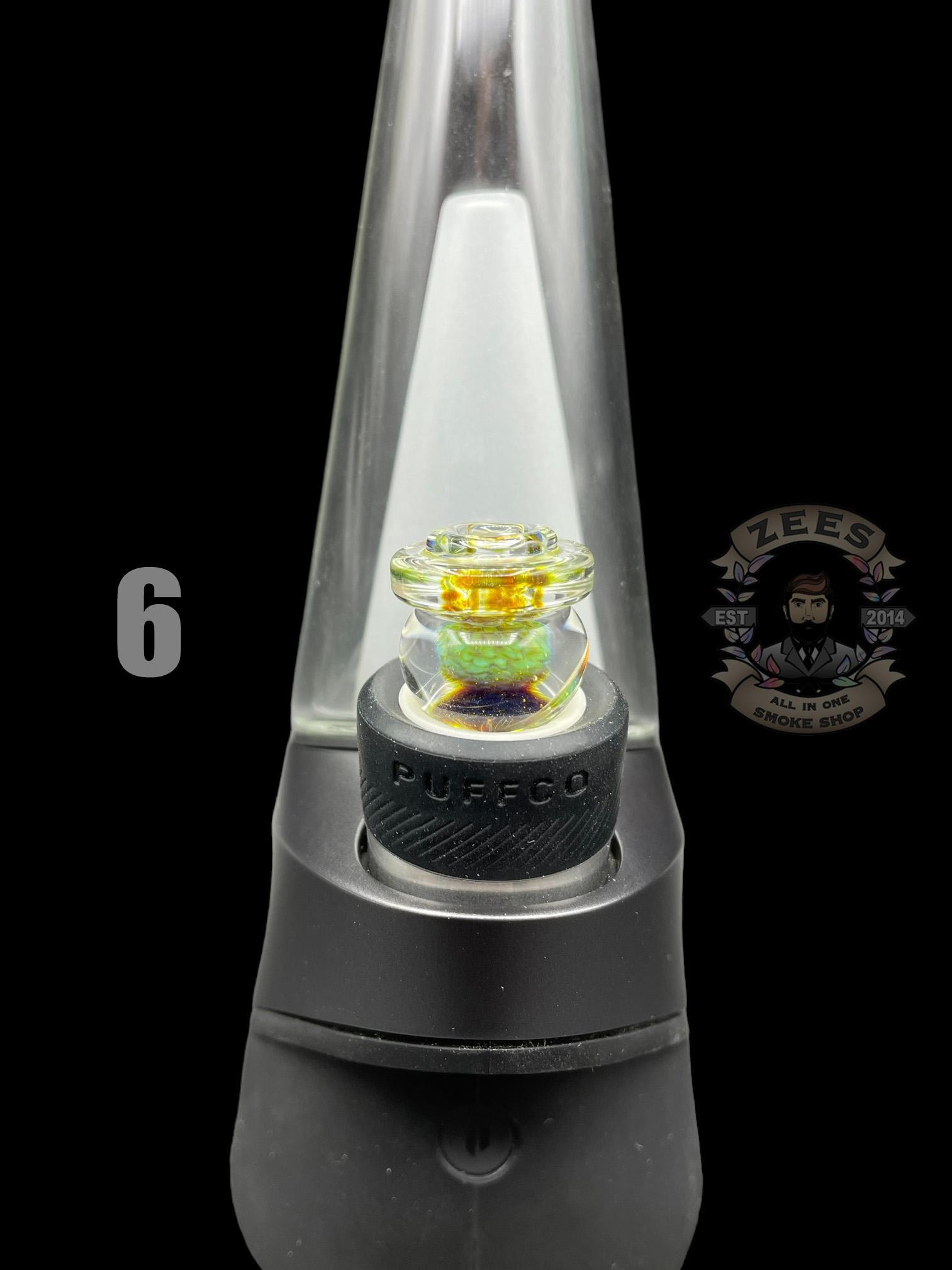 DESCHUTES RIVER GLASS: PUFFCO PEAK MARBLE SPINNER CARB CAP - Image 8