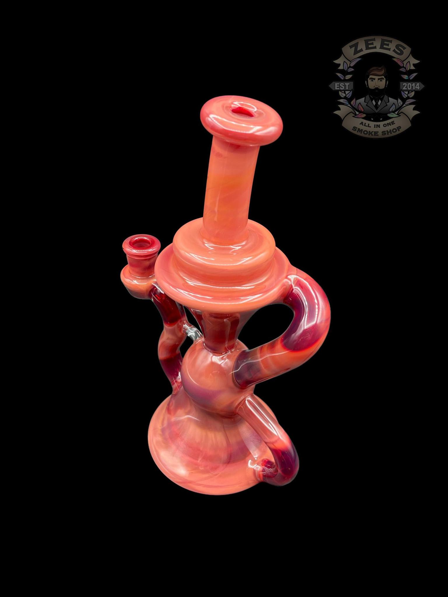 BLOB GLASS: TANGY POMEGRANATE KLEIN RECYCLER - Image 4
