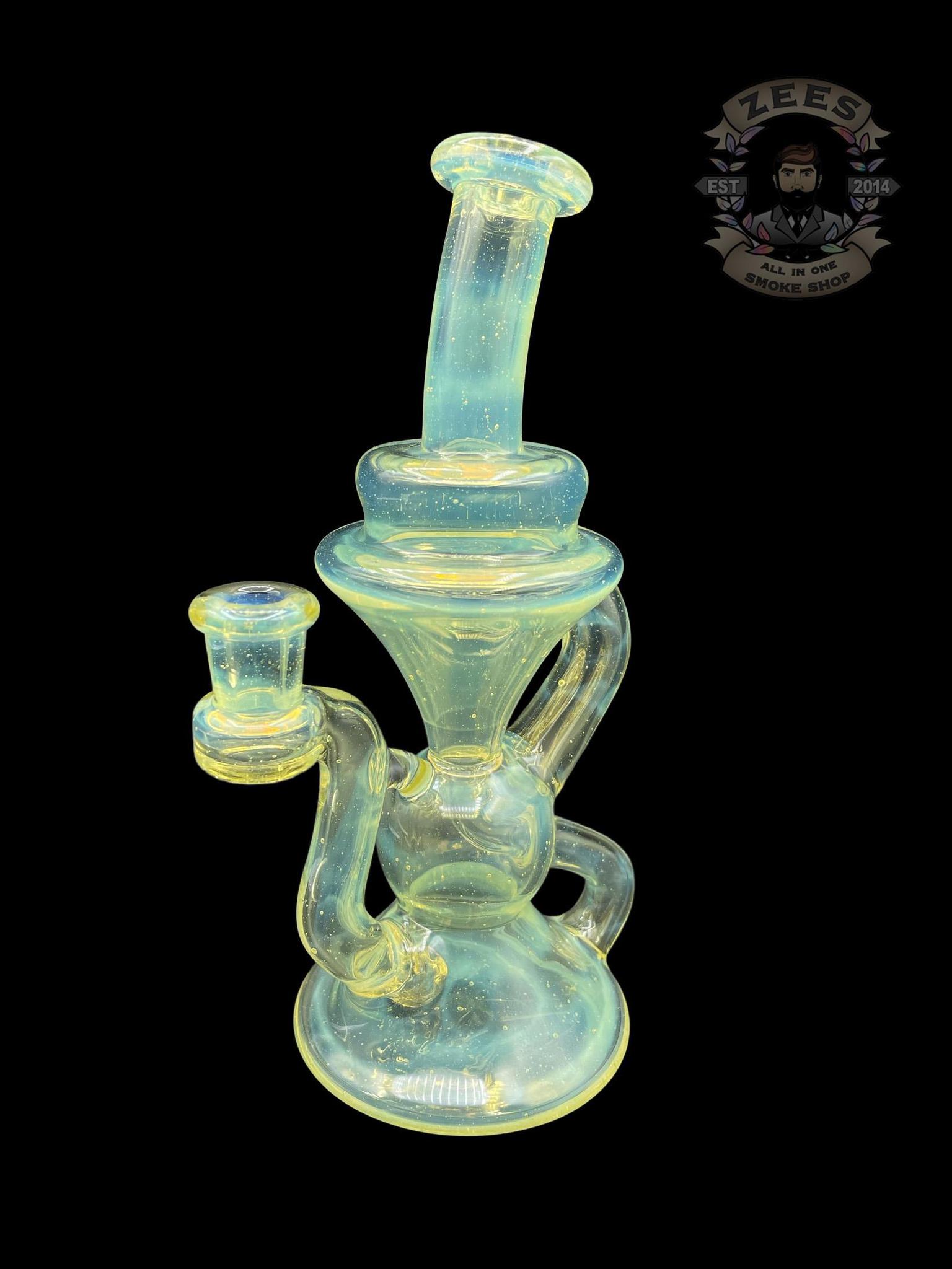 BLOB GLASS: SILVER FUME KLEIN RECYCLER - Image 2
