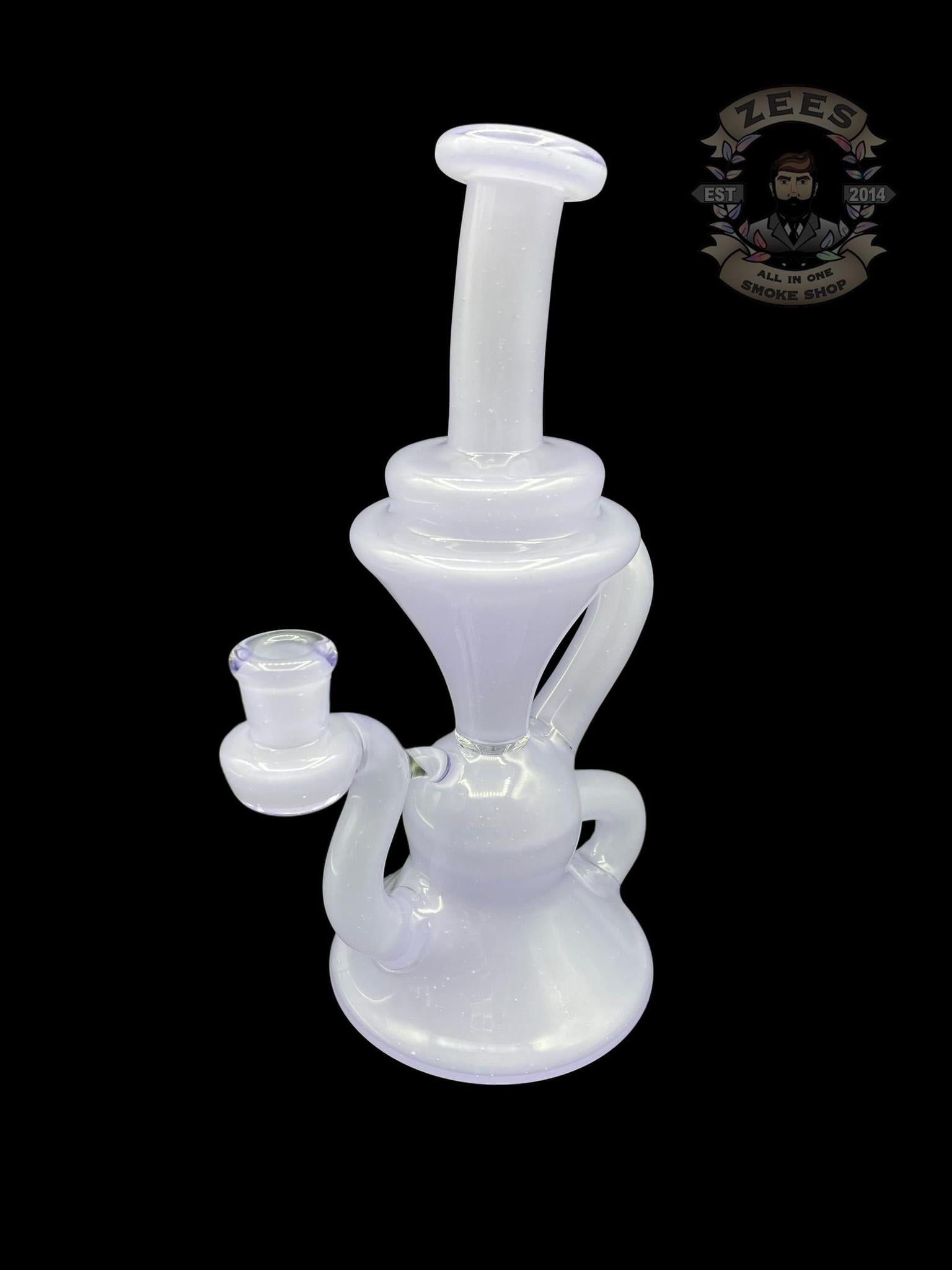 BLOB GLASS: PURPLE LILAC KLEIN RECYCLER - Image 2