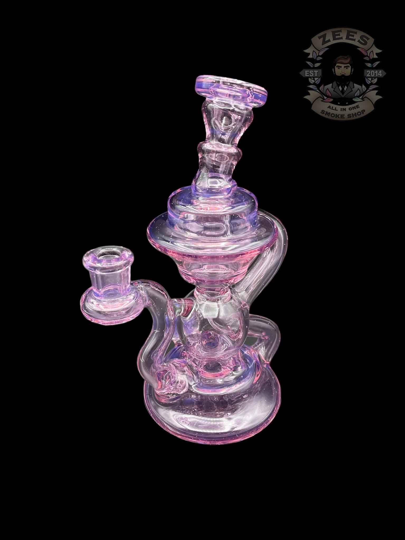 BLOB GLASS: TRANSPARENT ROSE QUARTZ KLEIN RECYCLER - Image 2