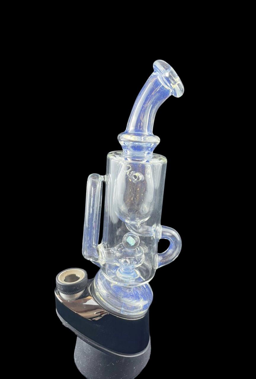 IRIDESCENT GLASS: ENCASED OPAL INCYCLER PUFFCO PEAK ATTACHMENT - Image 4