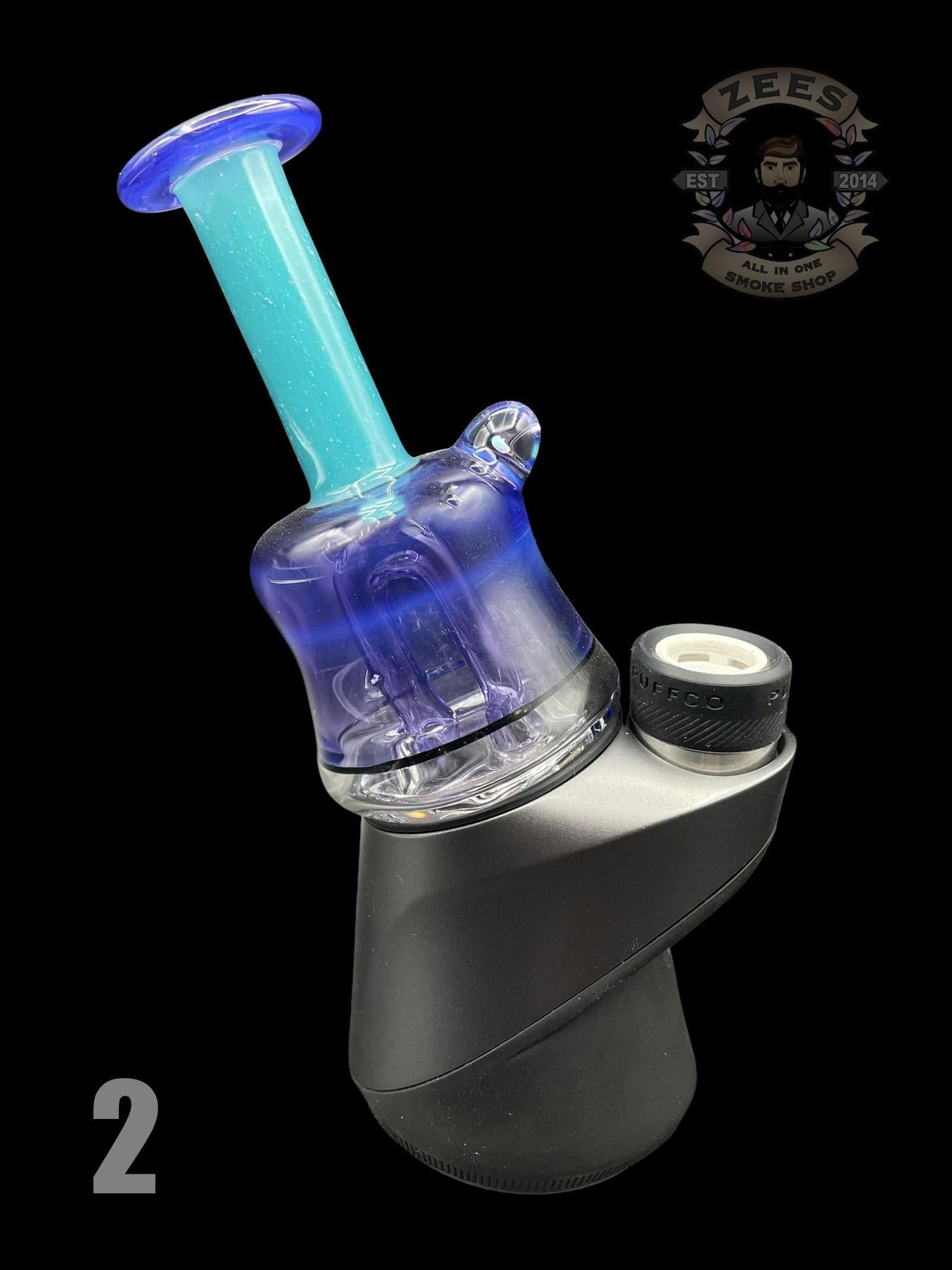 GRASS HOPPA GLASS: FULLY WORKED PUFFCO PEAK ATTACHMENT | Zee Vapor