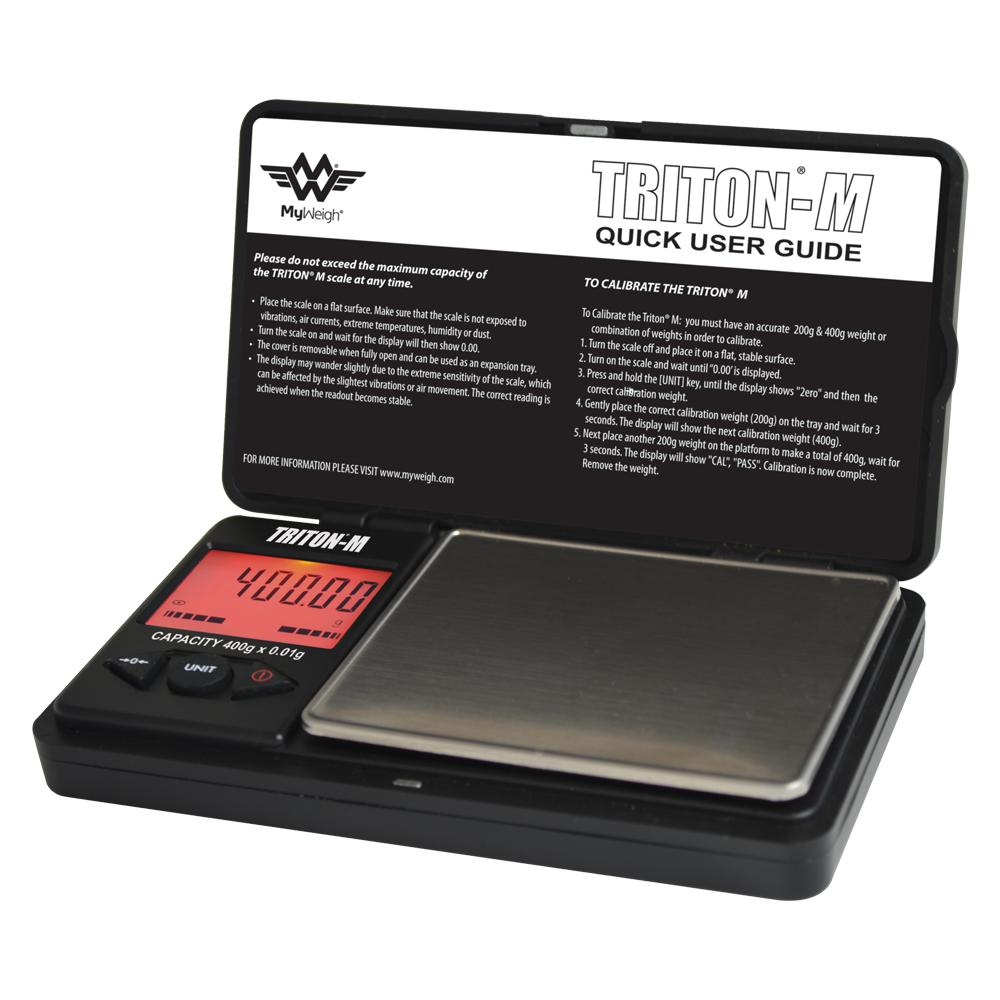 MY WEIGH: TRITON TM 400 X 0.01GM