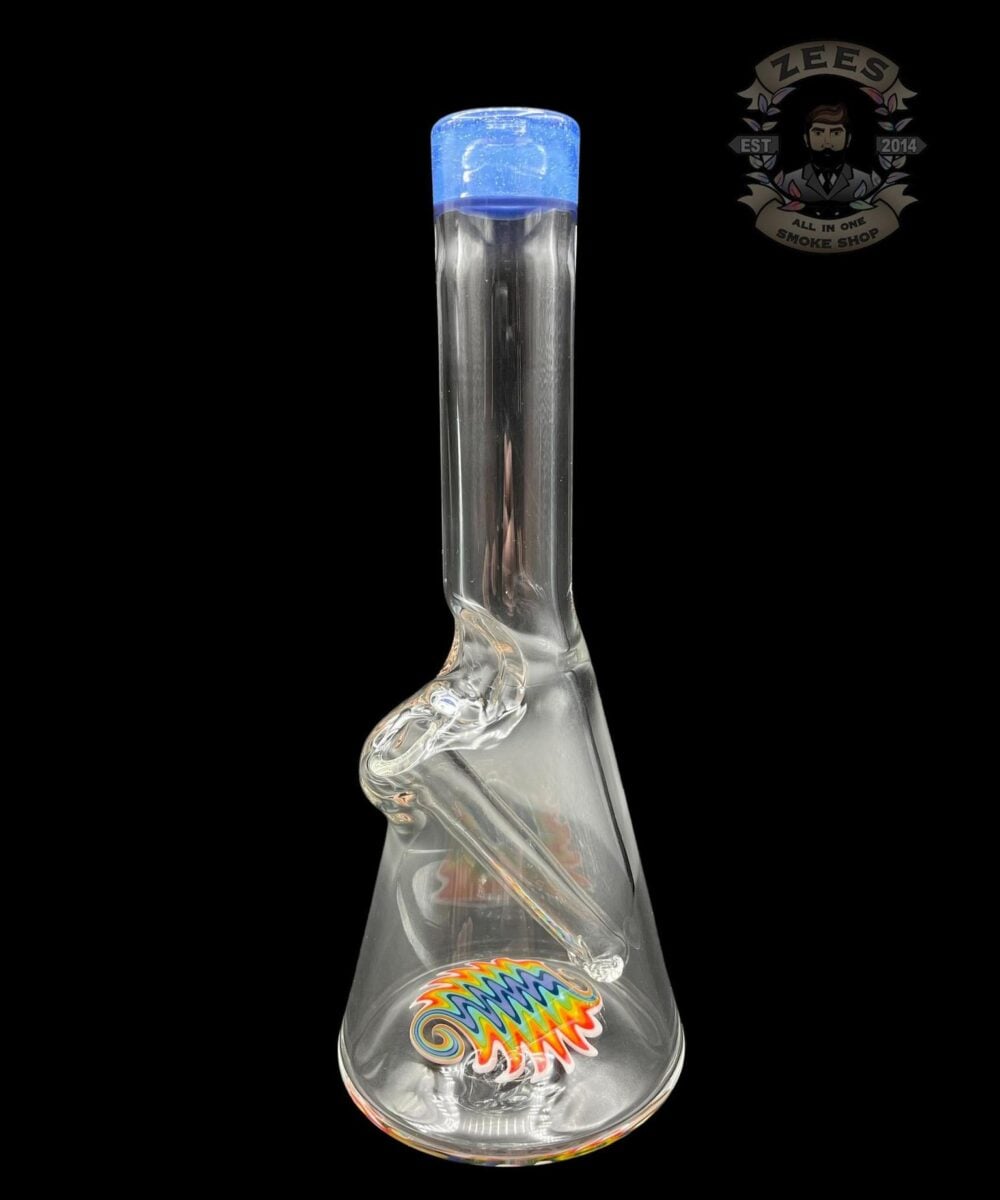 Alternative view of NES GLASS: 7" BLUE WIG WAG PULL TUBE #12
