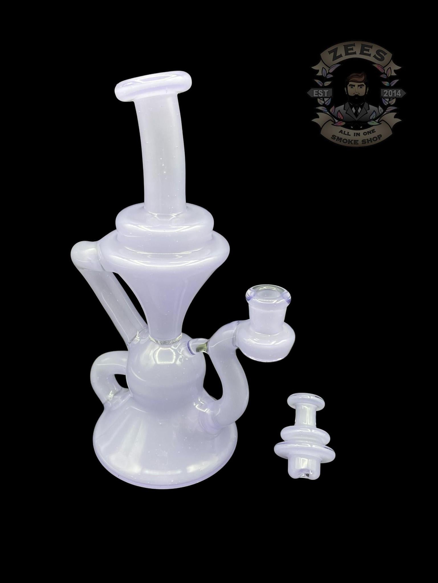 BLOB GLASS: PURPLE LILAC KLEIN RECYCLER