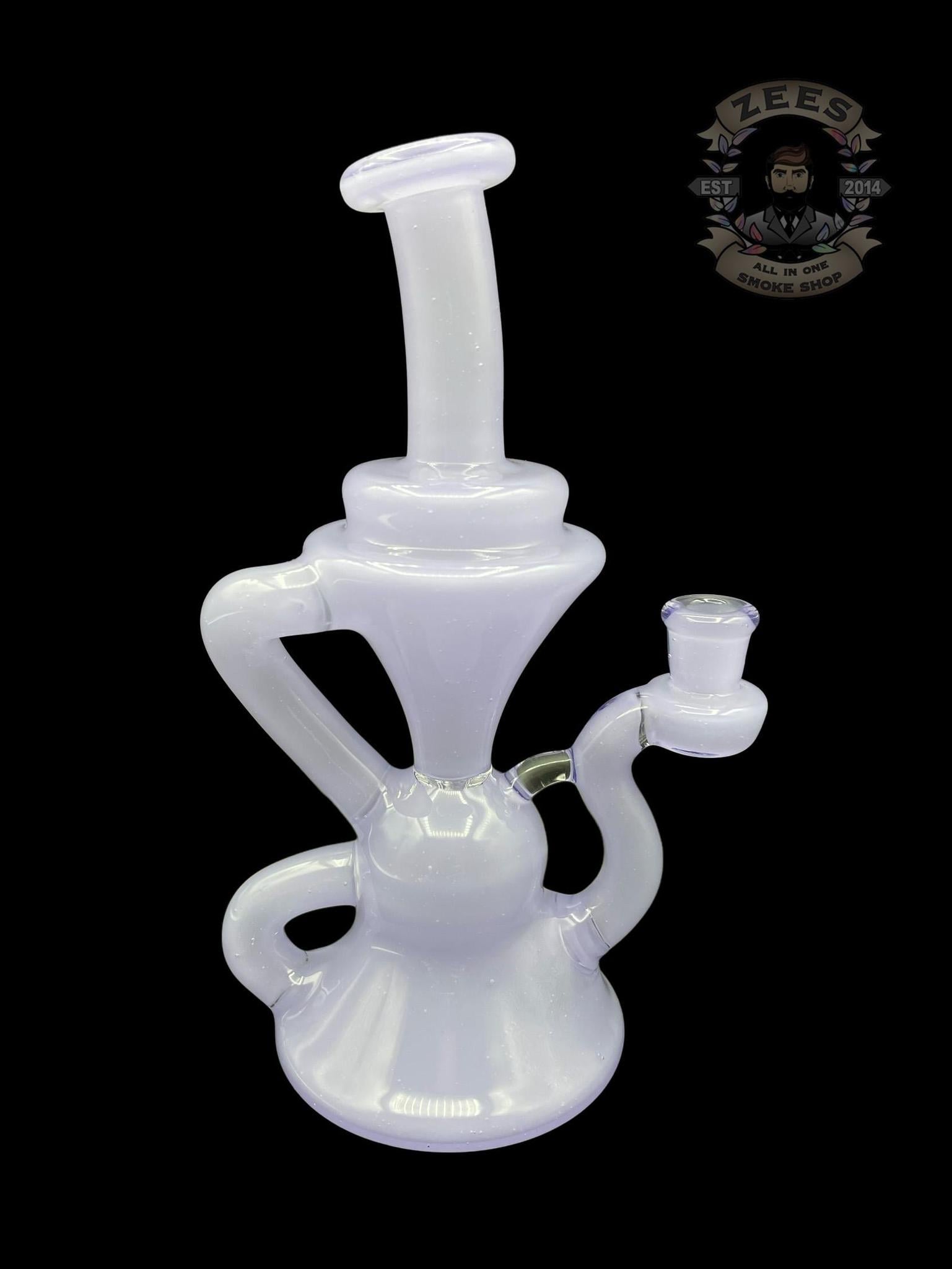 BLOB GLASS: PURPLE LILAC KLEIN RECYCLER - Image 3