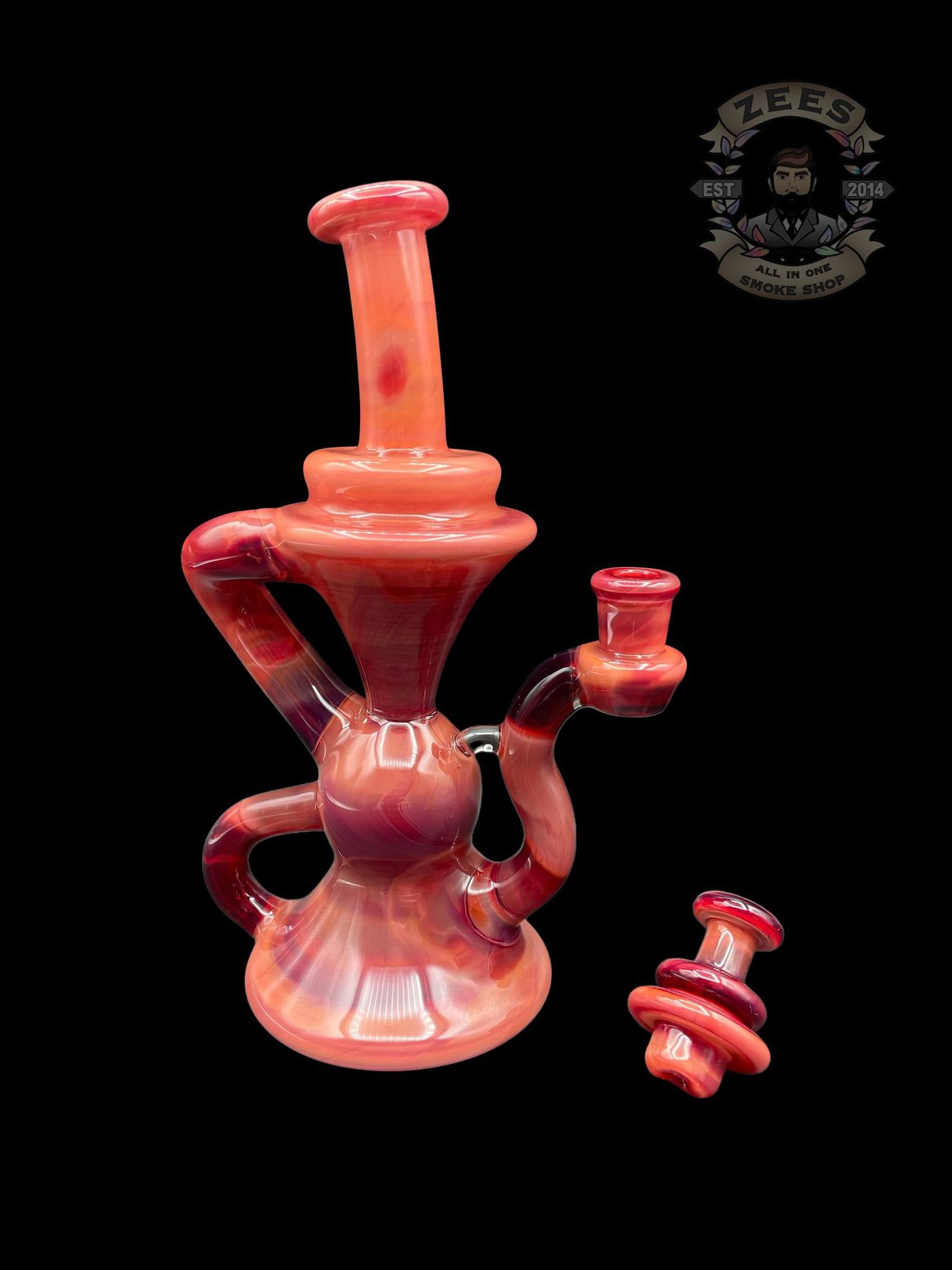 BLOB GLASS: TANGY POMEGRANATE KLEIN RECYCLER