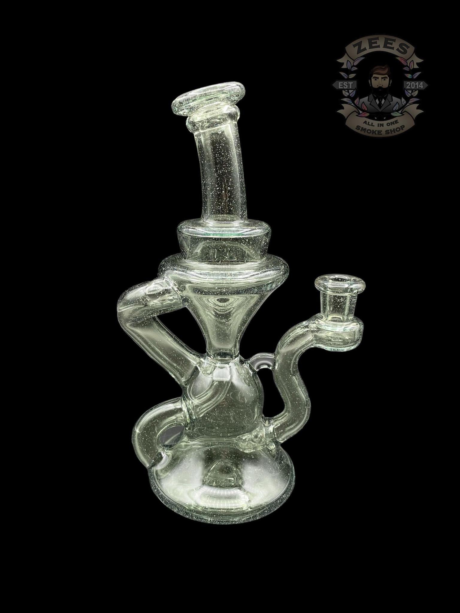 BLOB GLASS: GLOPAL OVER BLUE SATIN KLEIN RECYCLER - Image 3