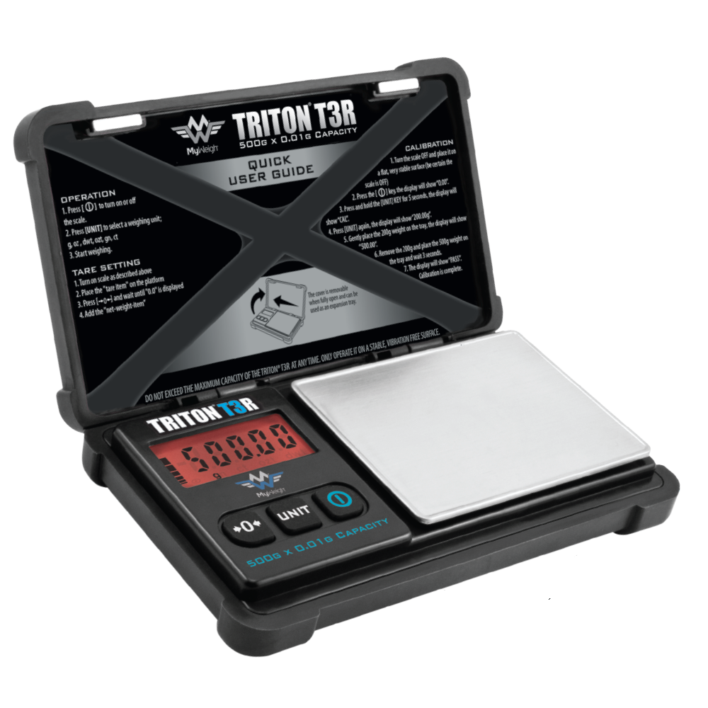 MY WEIGH: TRITON T3R 500 X 0.01GM