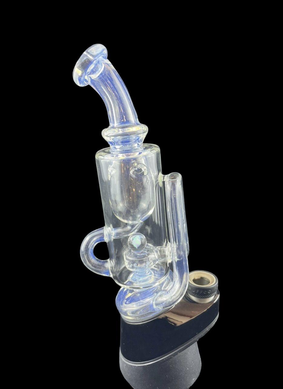 IRIDESCENT GLASS: ENCASED OPAL INCYCLER PUFFCO PEAK ATTACHMENT - Image 3