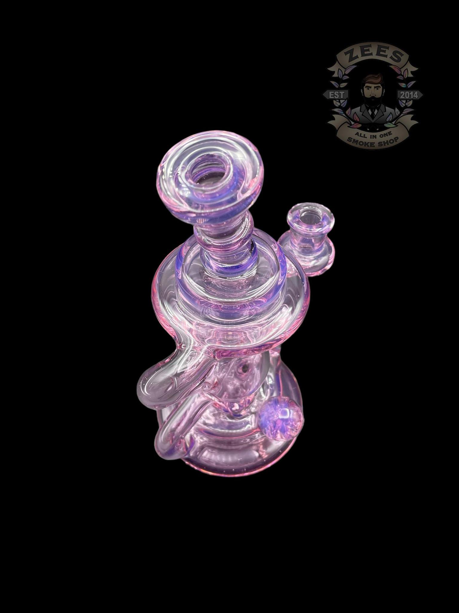 BLOB GLASS: TRANSPARENT ROSE QUARTZ KLEIN RECYCLER - Image 4