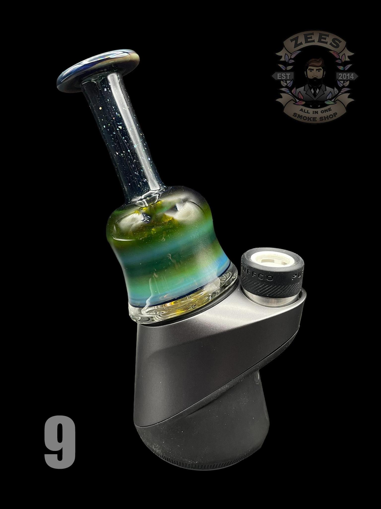 GRASS HOPPA GLASS: FULLY WORKED PUFFCO PEAK ATTACHMENT | Zee Vapor