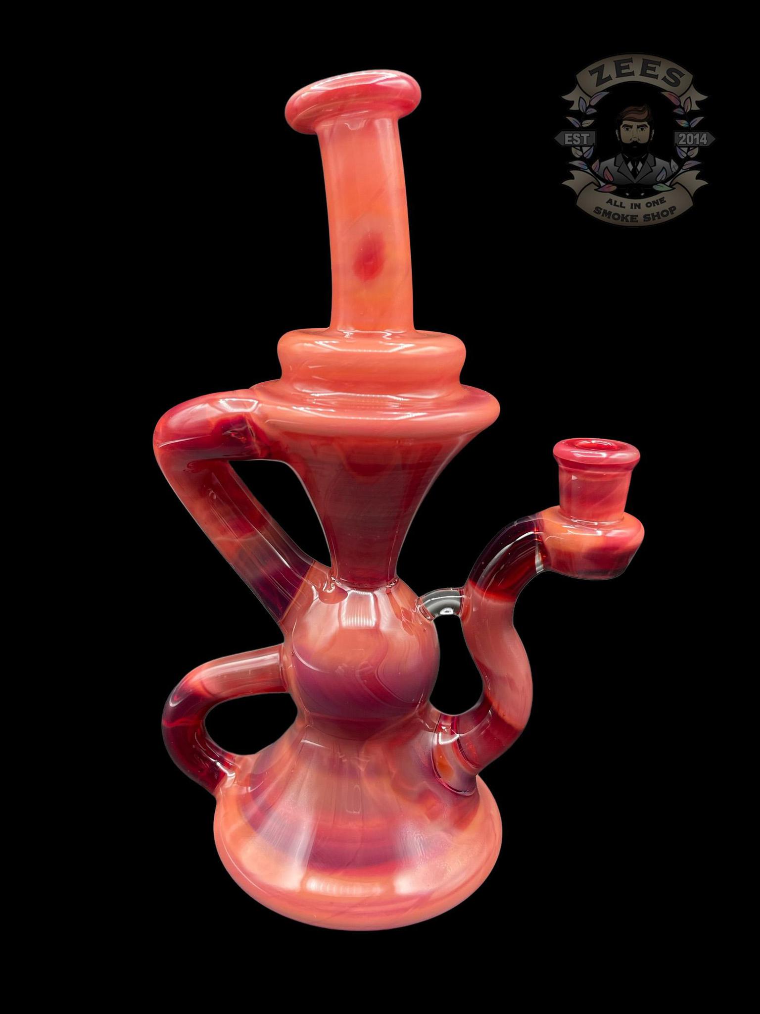 BLOB GLASS: TANGY POMEGRANATE KLEIN RECYCLER - Image 3