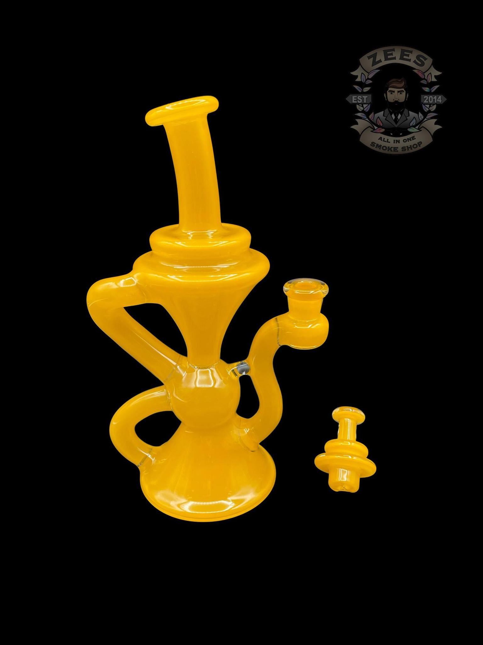 BLOB GLASS: YELLOWJACKET V5 KLEIN RECYCLER