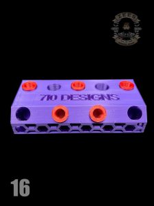 #16 PURPLE & RED