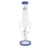 CLOVER GLASS: 14" STRAIGHT TUBE DUAL UPTAKE RECYCLER - Image 2