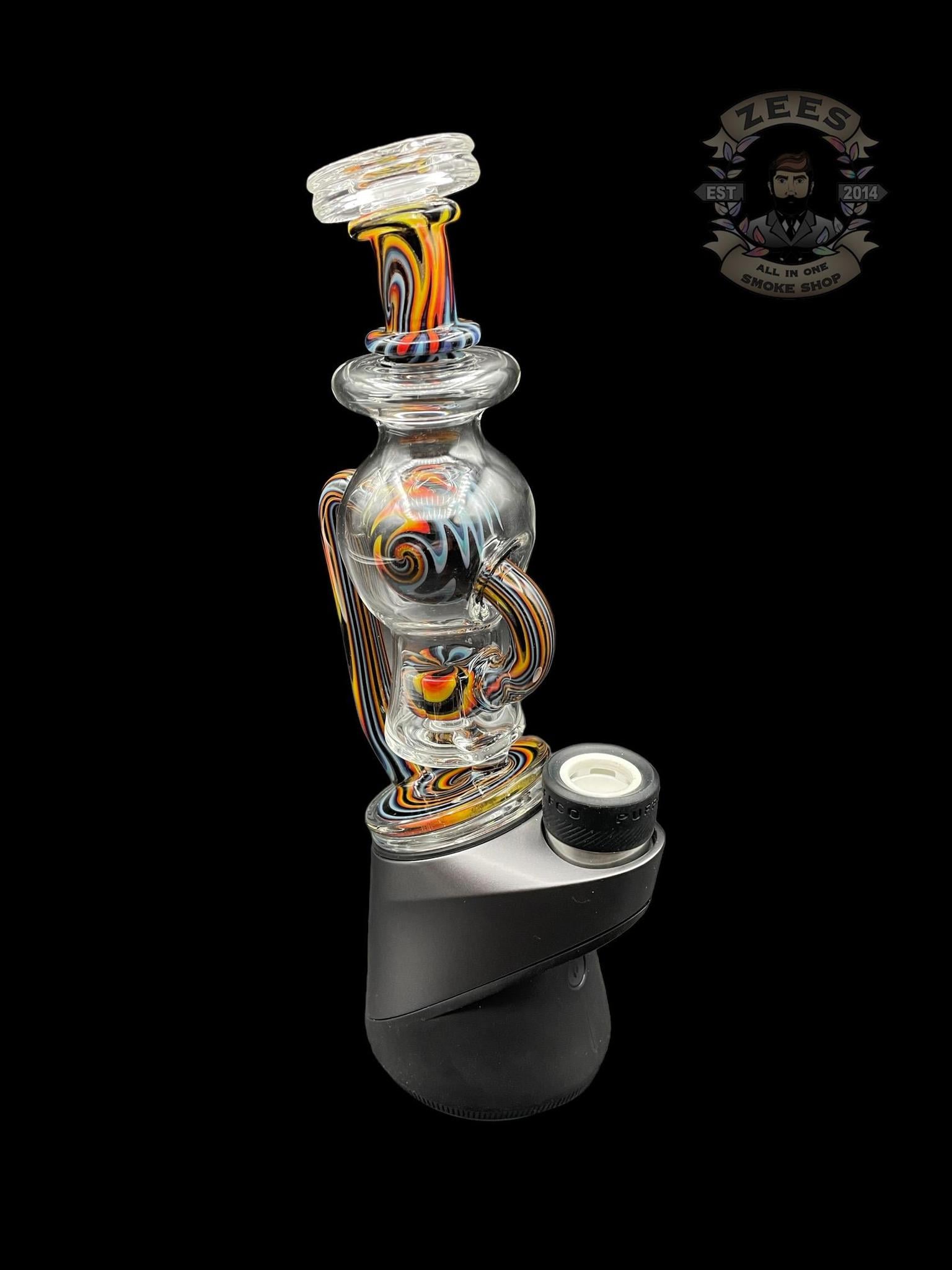 SLATE GLASS: WIGWAG BALL PUFFCO PEAK ATTACHMENT