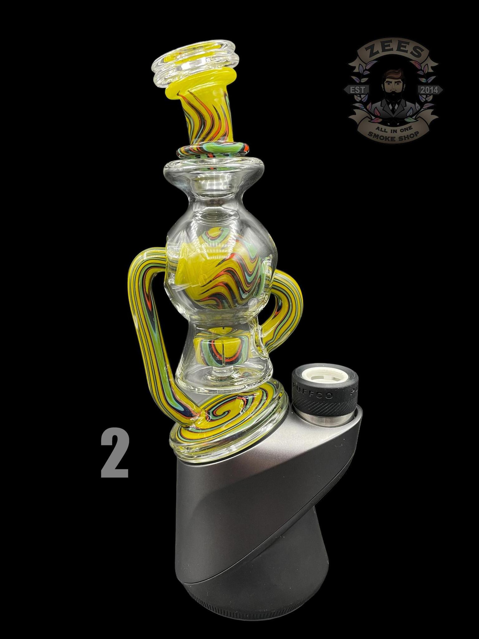 SLATE GLASS: WIGWAG BALL PUFFCO PEAK ATTACHMENT - Image 3