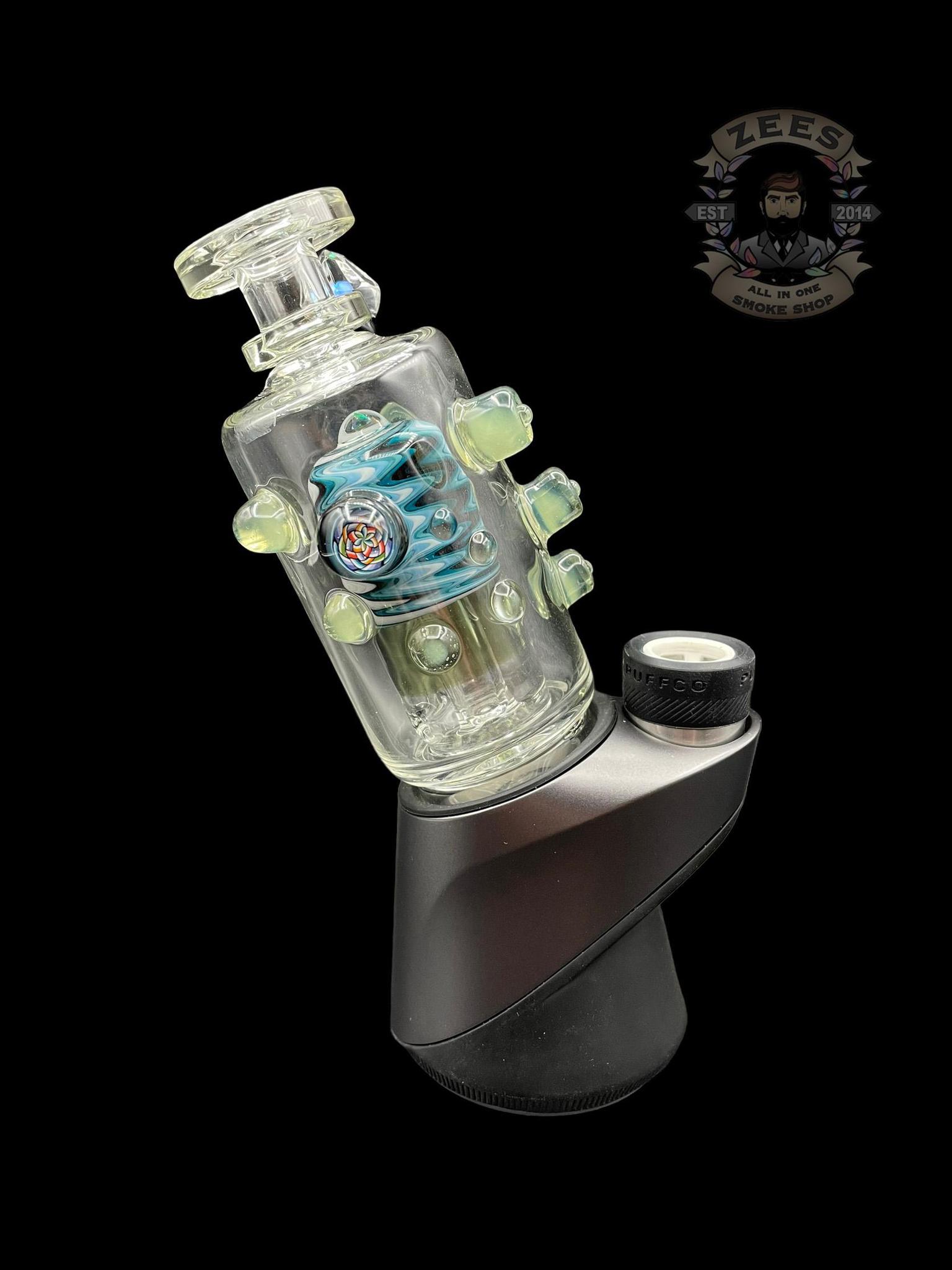 HUBBARD GLASS: FULLY WORKED PUFFCO PEAK ATTACHMENT