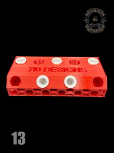#13 RED & WHITE