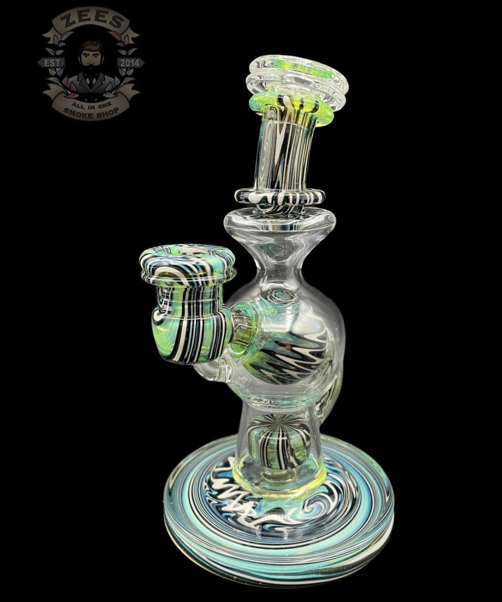Alternative view of SLATE GLASS: FULLY WORKED SLYME JAILHOUSE WIG WAG BALL RIG #1