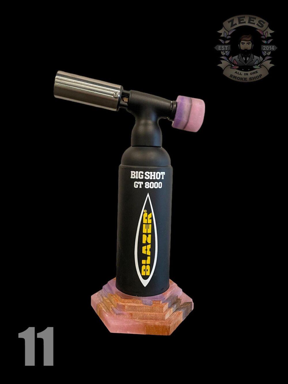 CARVED POURS: RESIN WOOD BLAZER BIG SHOT BASE AND KNOB SET - Zee Vapor