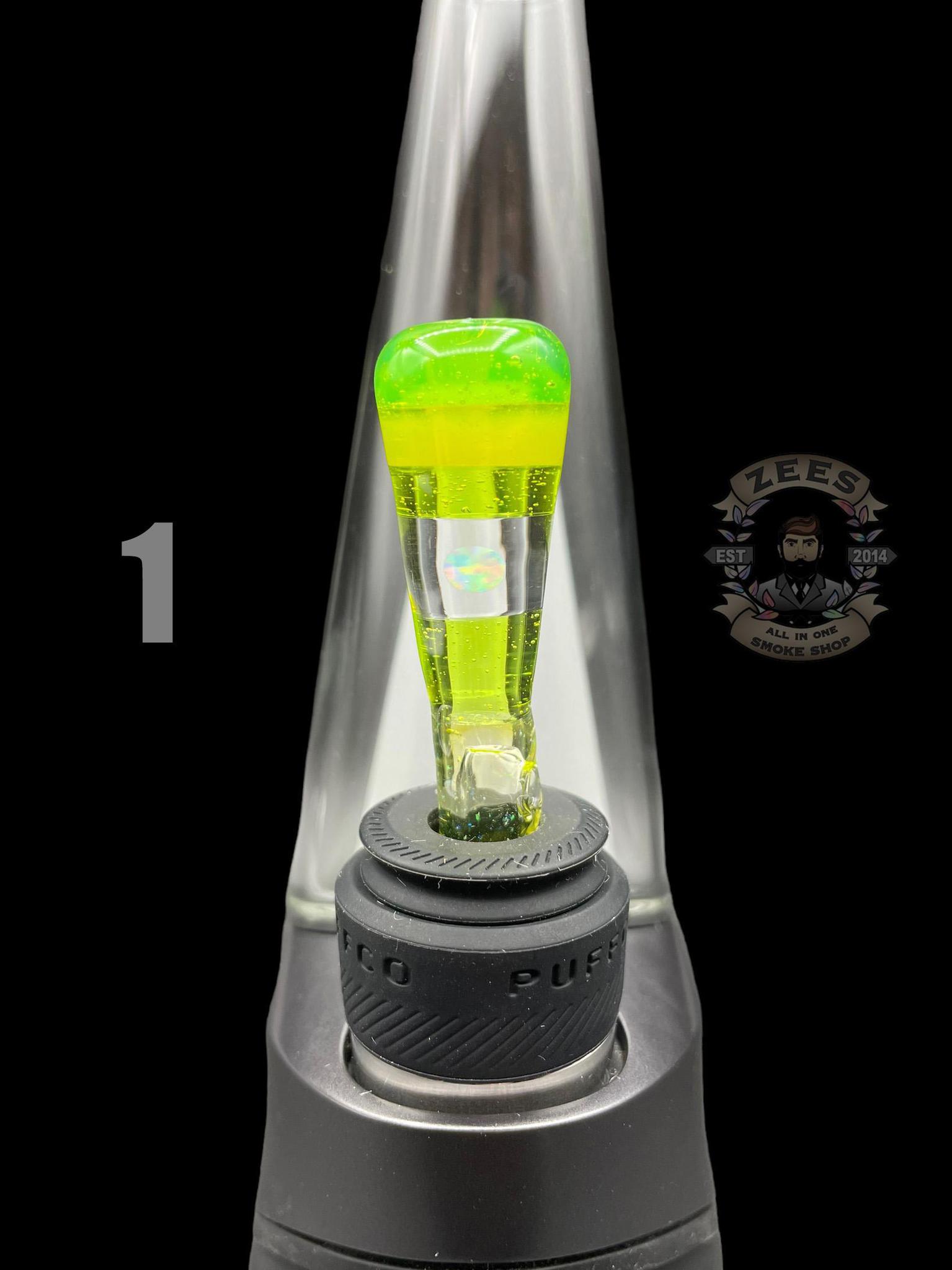 COOPERS GLASS: PREMIUM ENCASED OPAL PUFFCO PRO SPINNER BALL CAP - Image 3