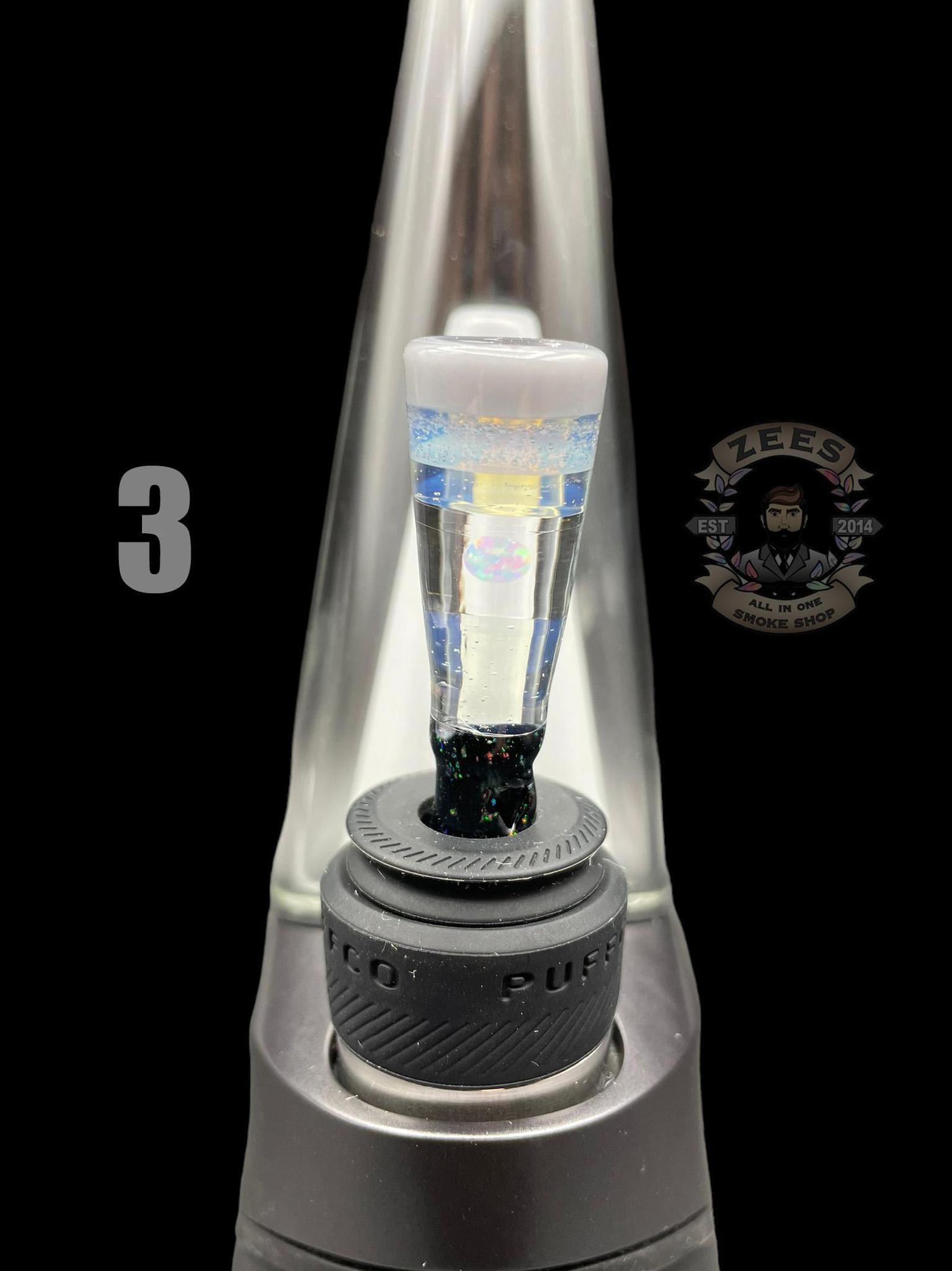 COOPERS GLASS: PREMIUM ENCASED OPAL PUFFCO PRO SPINNER BALL CAP - Image 5