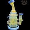 BRONX GLASS: SOX SILVER FUMED ENCASED OPAL INCYCLER