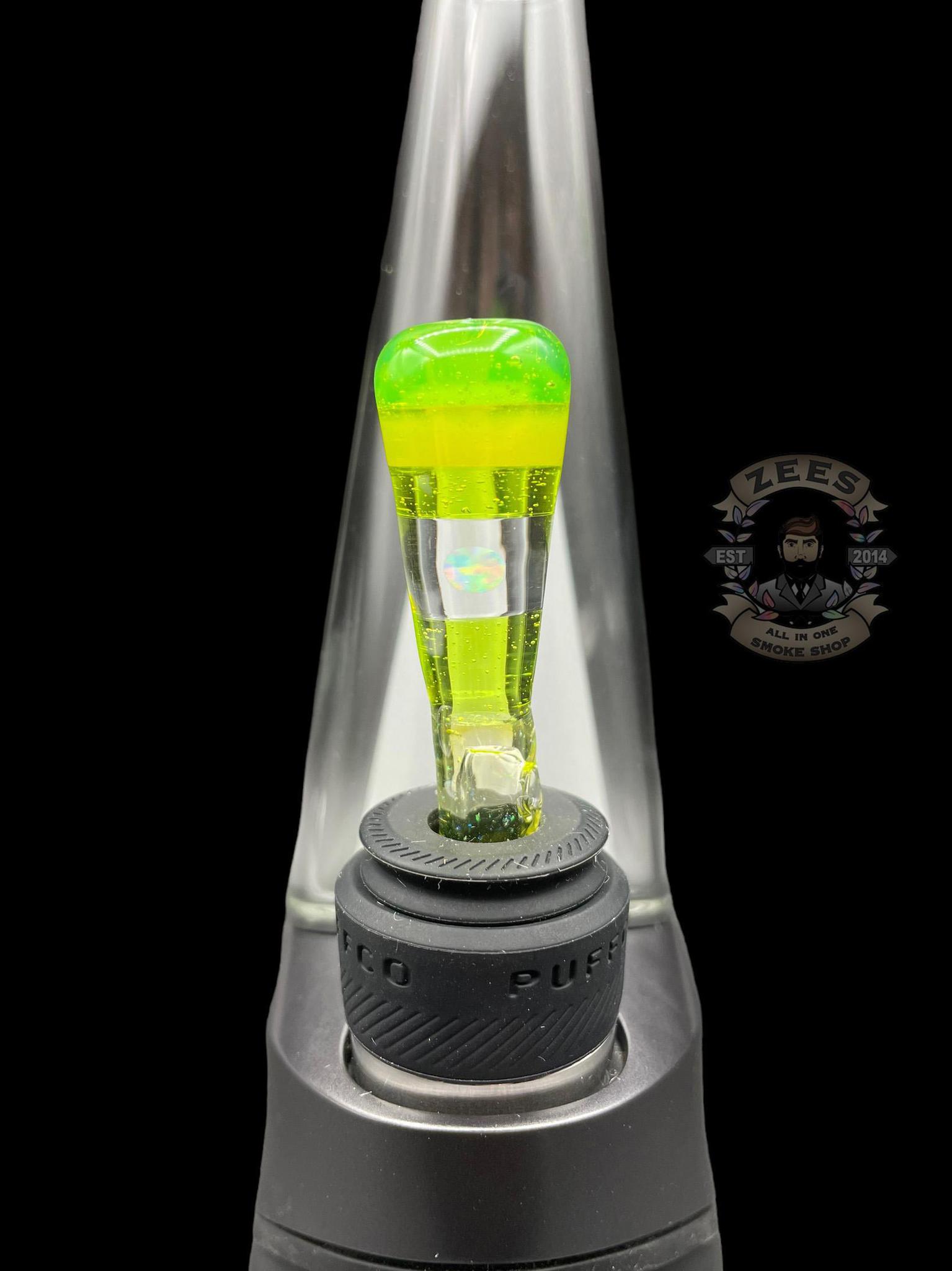 COOPERS GLASS: PREMIUM ENCASED OPAL PUFFCO PRO SPINNER BALL CAP
